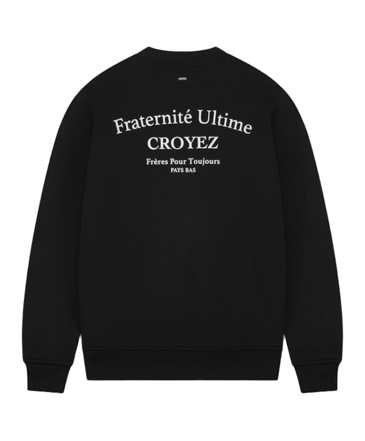 Heren sweater zwart