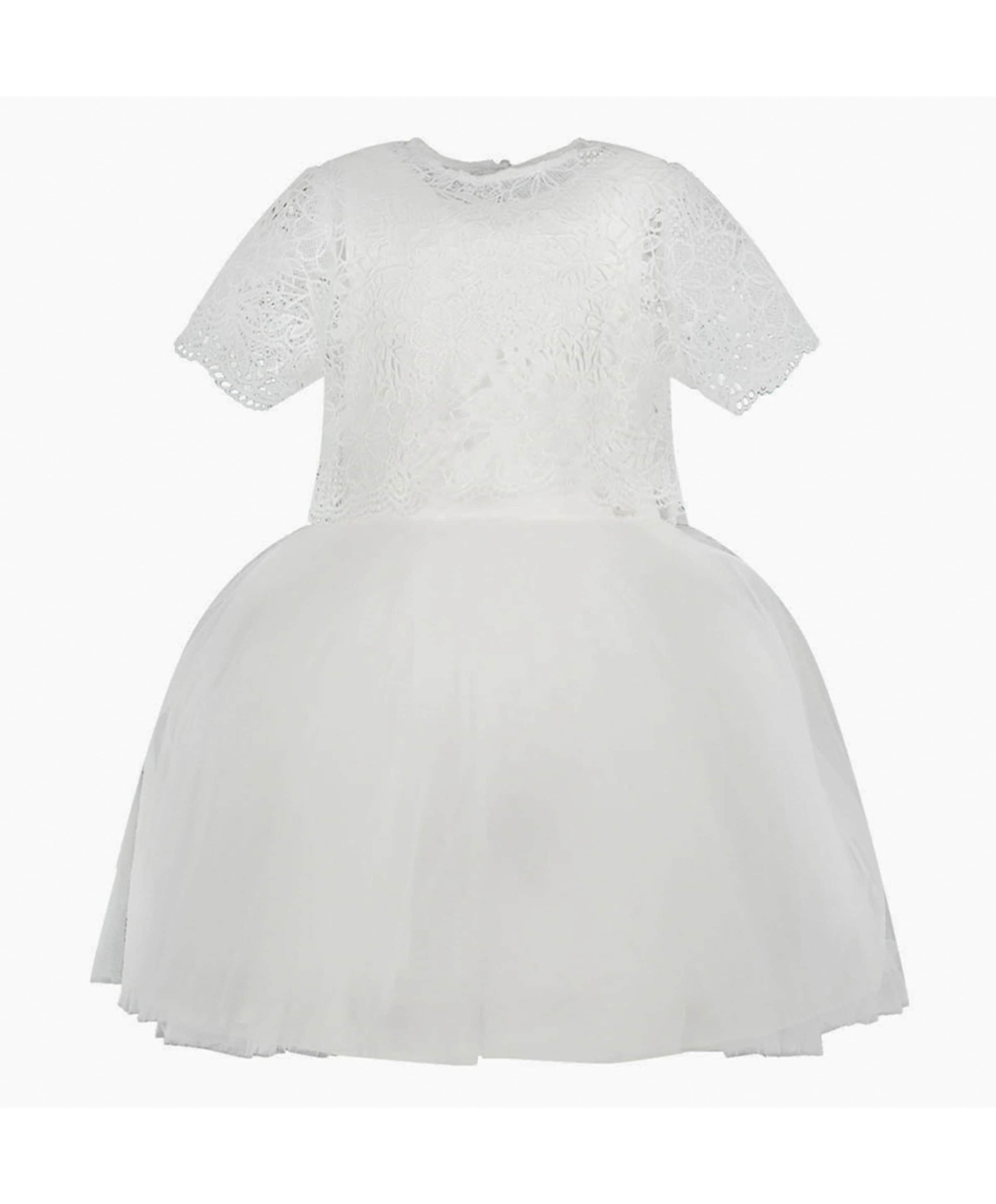 Meisjes jurk ecru