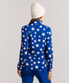 Dames pully blauw