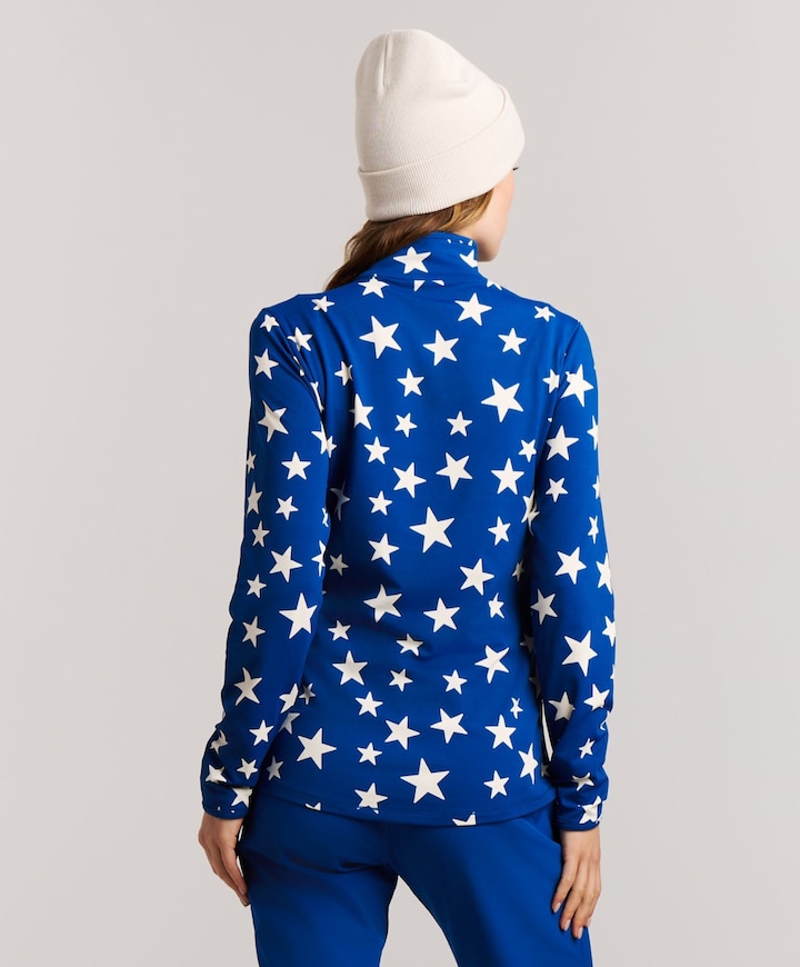 Dames pully blauw