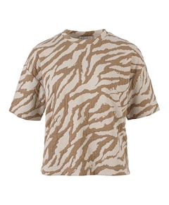 Dames T-shirt beige