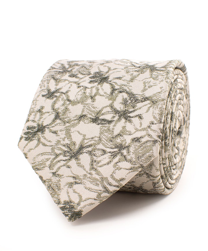 Heren stropdas groen