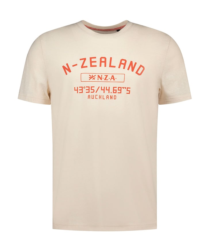 Heren T-shirt ecru