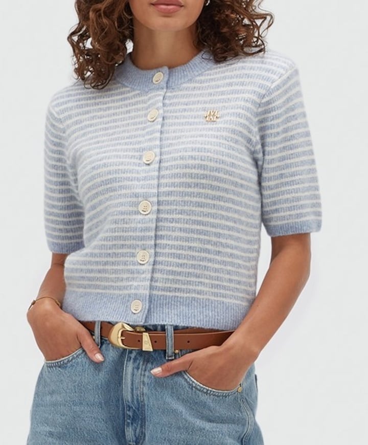 Dames vest blauw