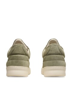 Low Top Suede heren sneakers groen