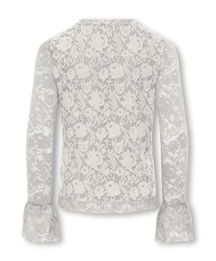 Meisjes longsleeve ecru