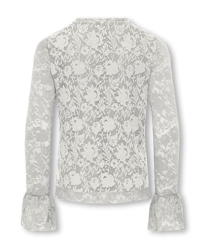 Meisjes longsleeve ecru