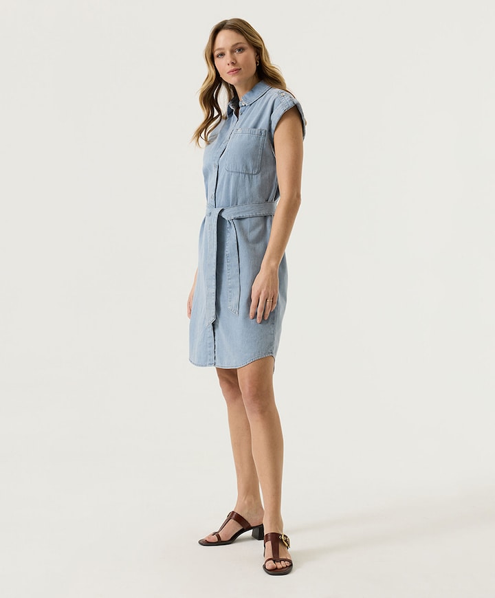 Dames jurk blauw