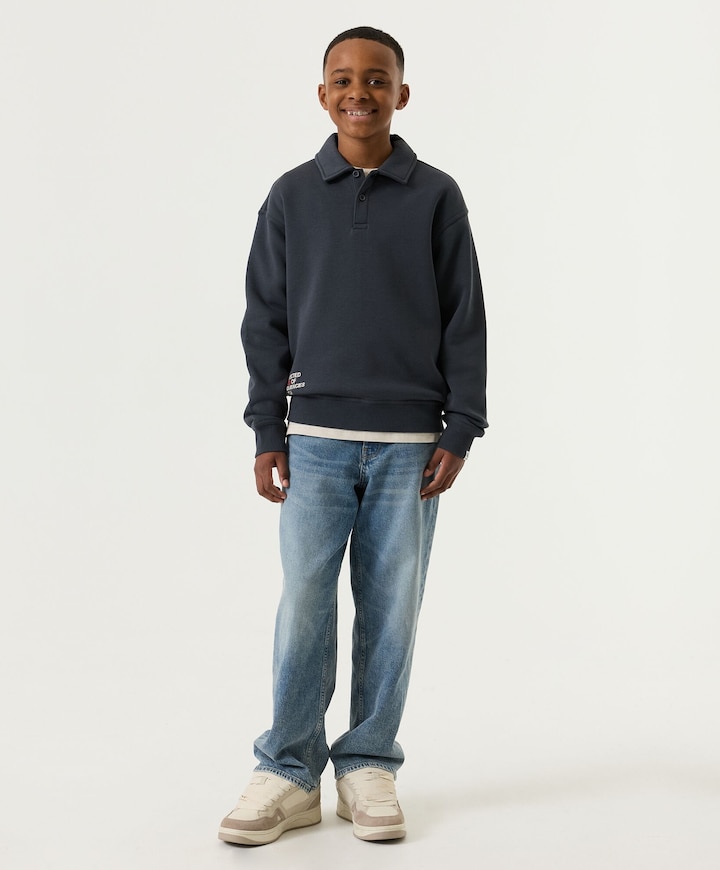 Jongens sweater grijs