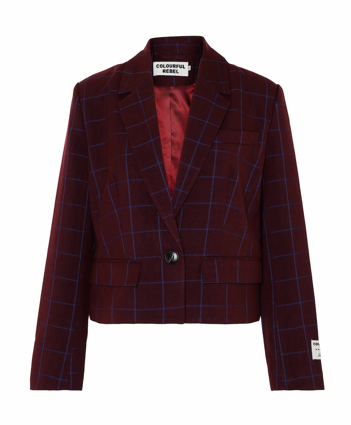 Dames blazer rood