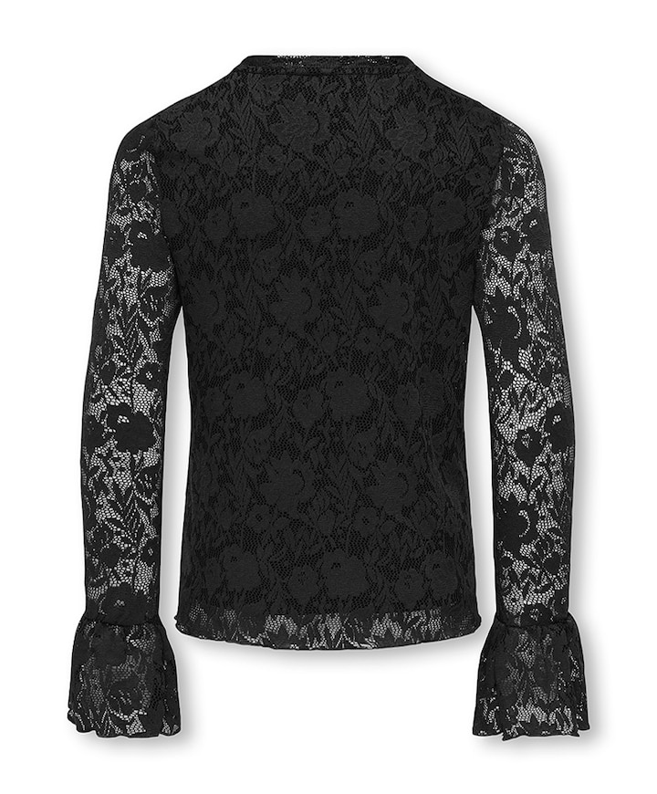 Meisjes longsleeve zwart