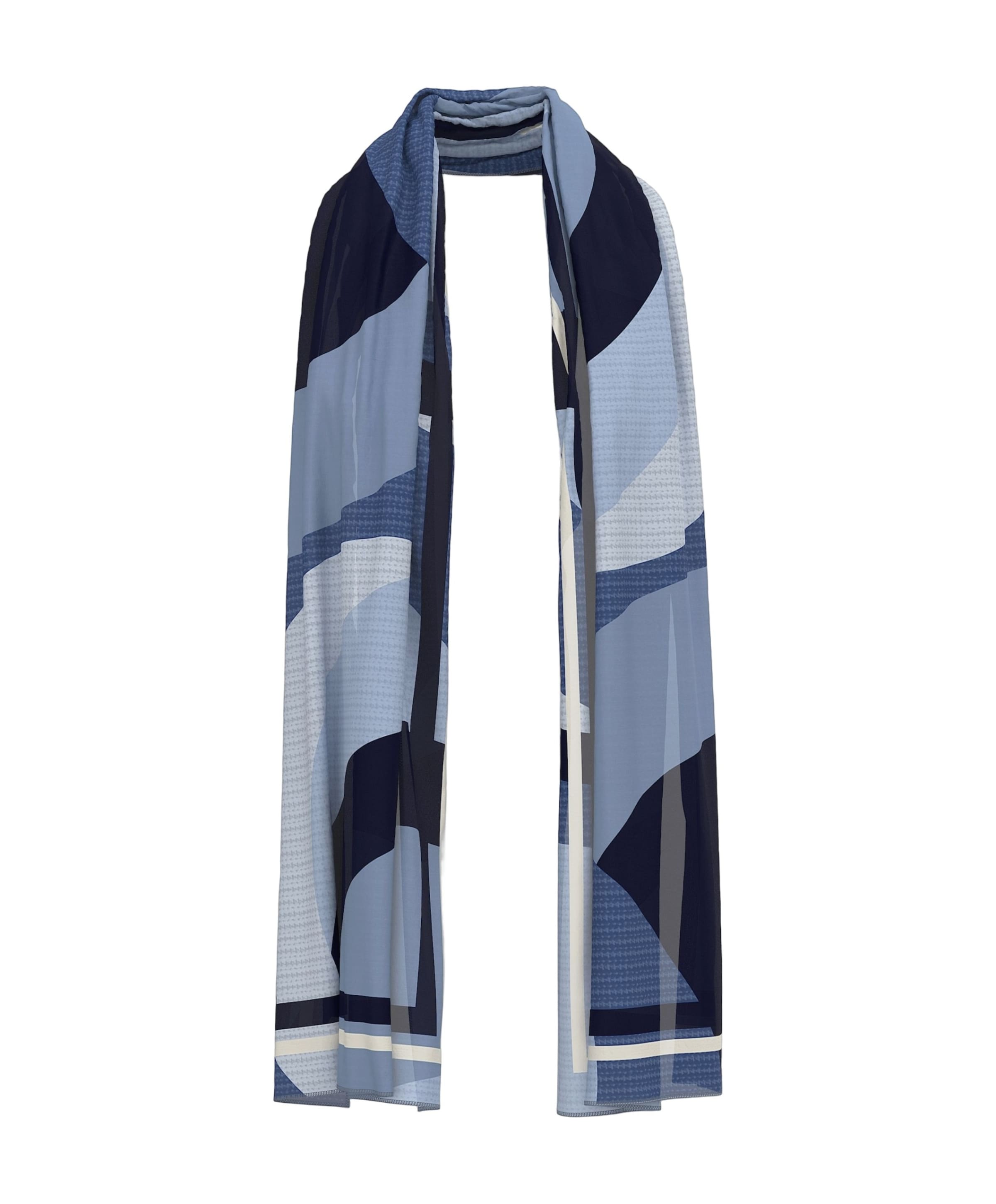 Dames sjaal blauw