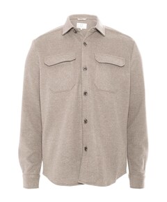 Heren overshirt beige