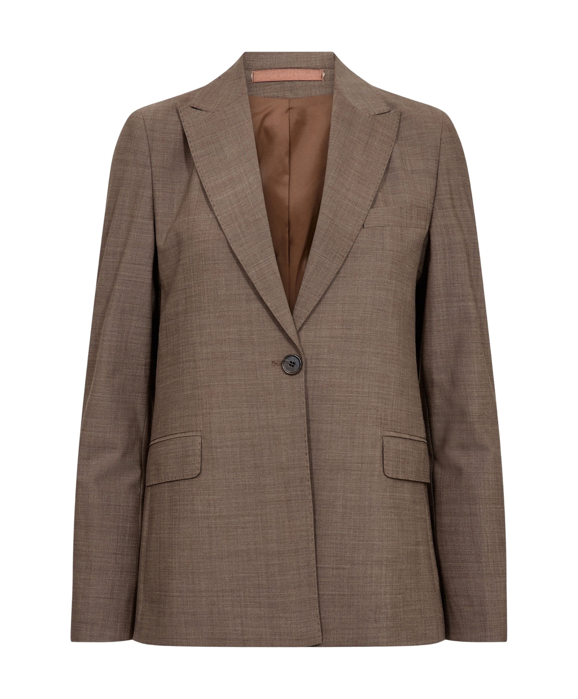 Dames blazer bruin
