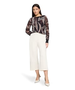 Dames longsleeve bruin