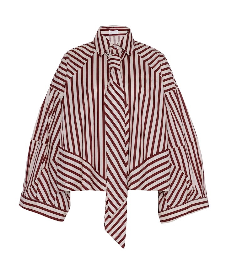 Dames blouse bordeaux
