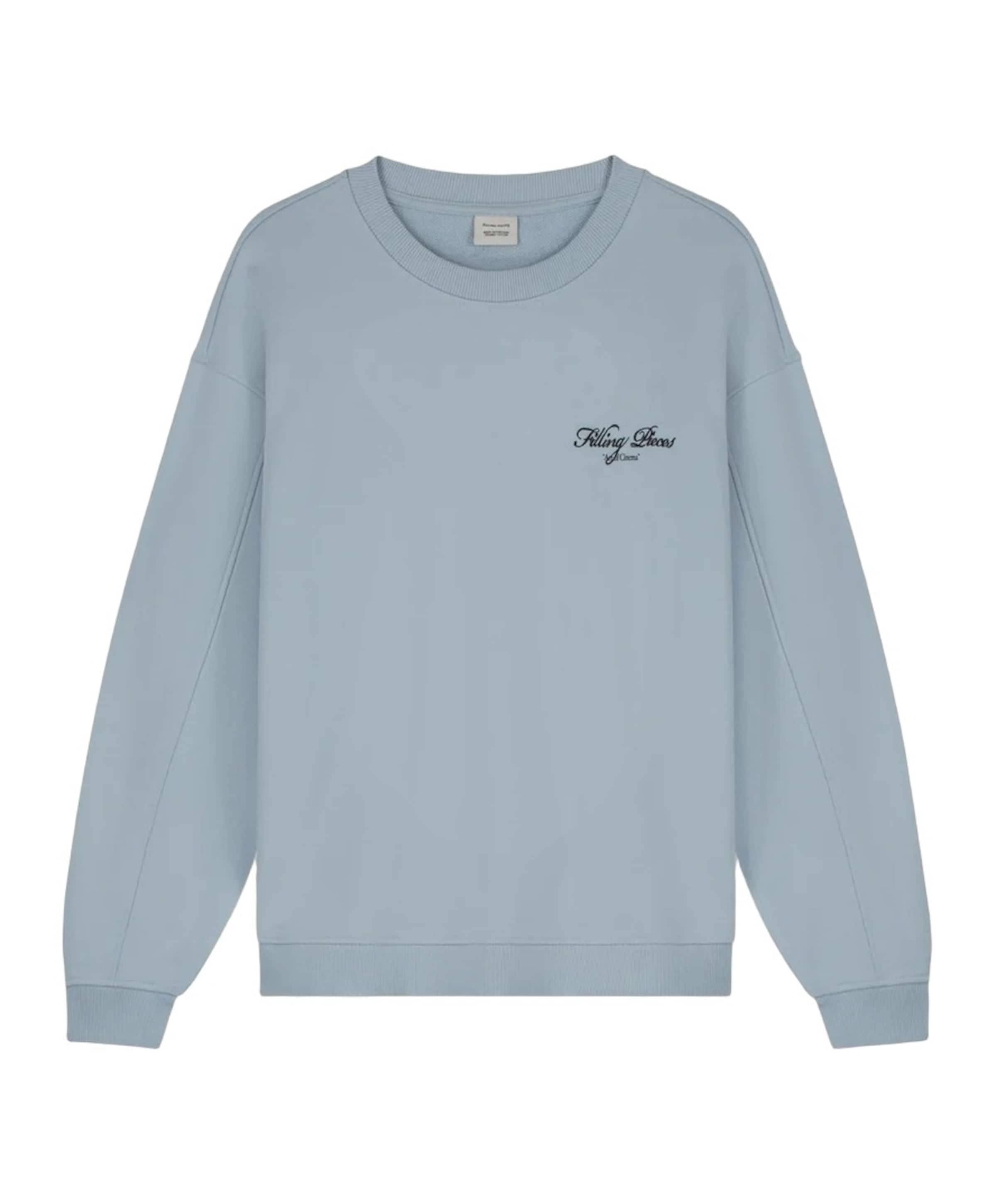 Heren sweater blauw