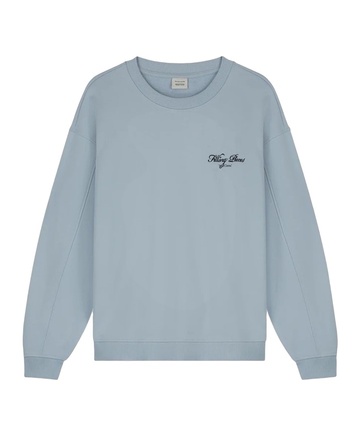 Heren sweater blauw