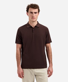 Heren polo bruin