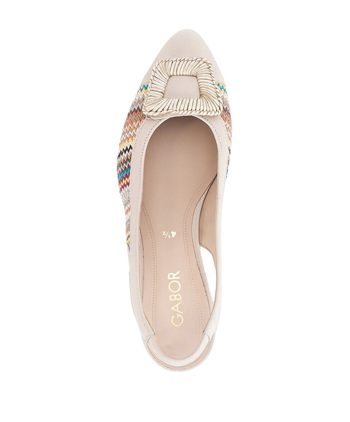 dames slingbacks beige