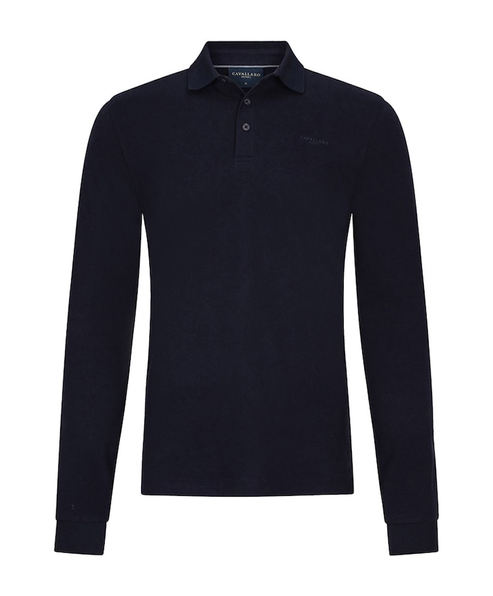 Heren polo blauw