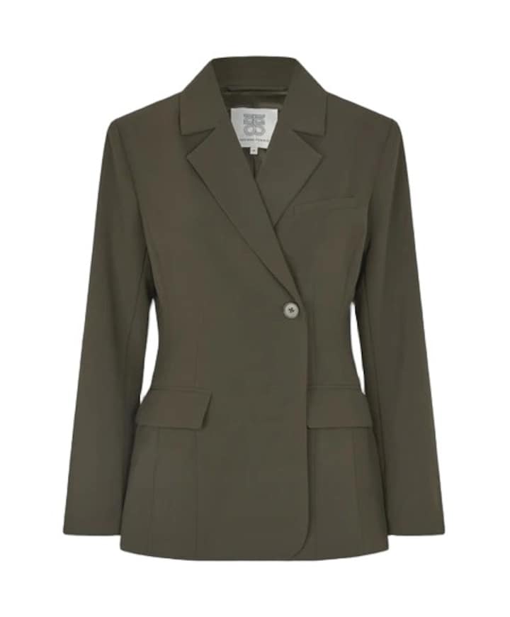 Dames blazer groen