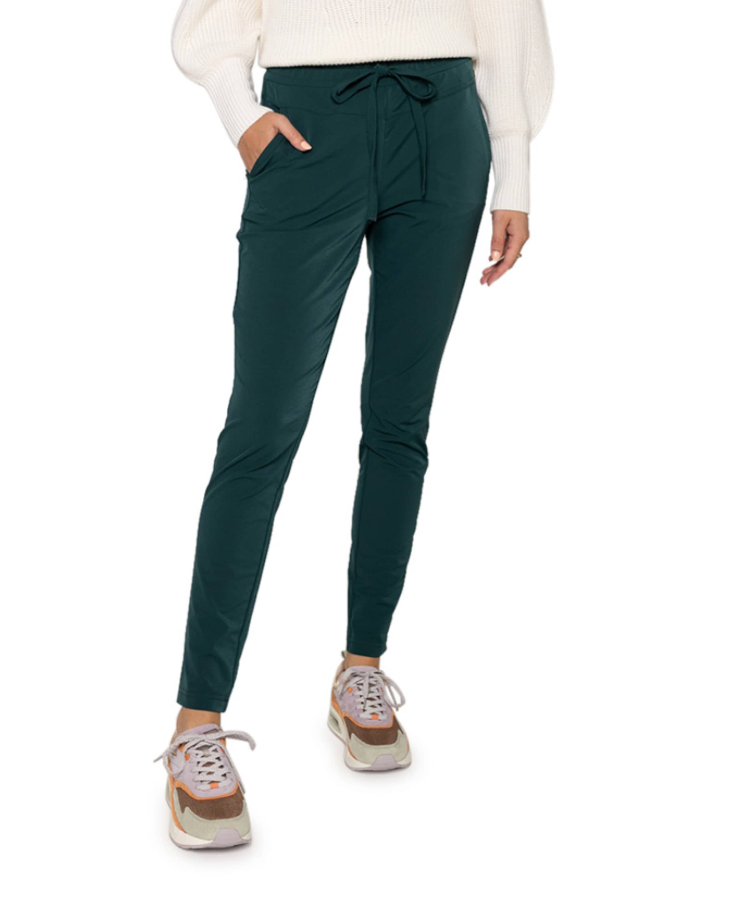 Travel casual dames broek groen