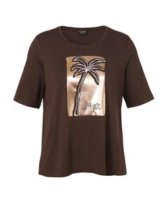 Dames T-shirt bruin