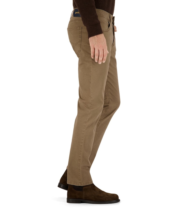 5-Pocket Modern Fit heren broek beige