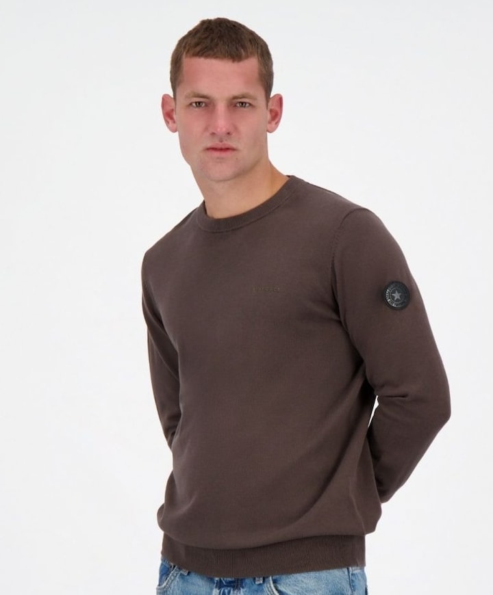 Heren trui bruin