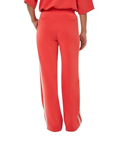 Wide stripe Modal dames broek rood