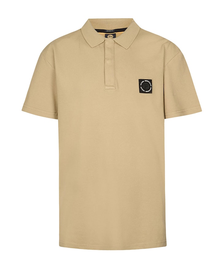 Jongens polo beige