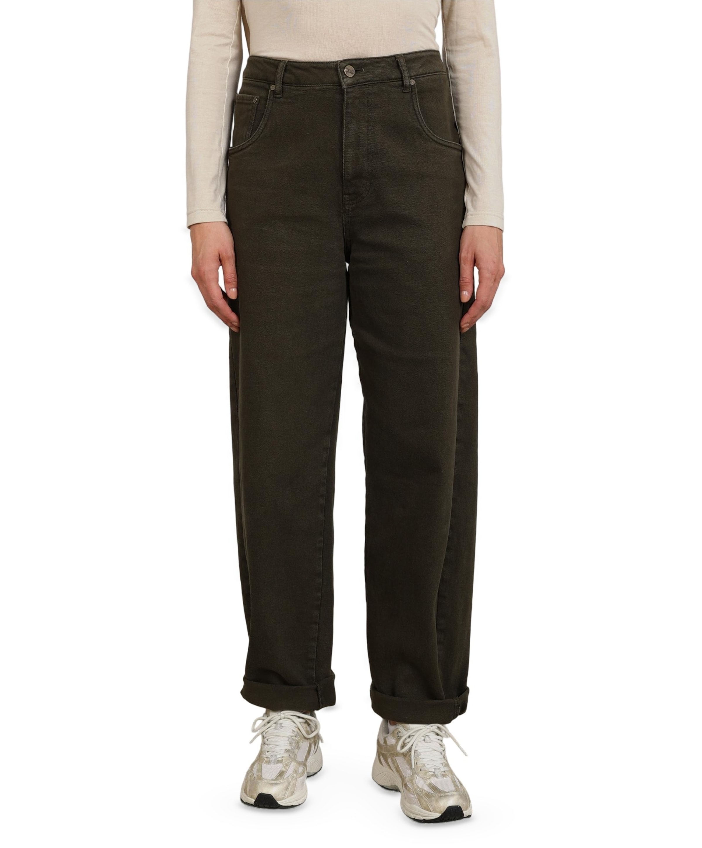 Petra dames jeans groen
