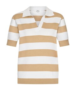 Dames polo beige