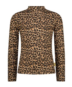 Meisjes longsleeve bruin