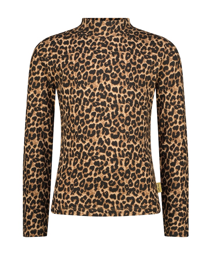 Meisjes longsleeve bruin