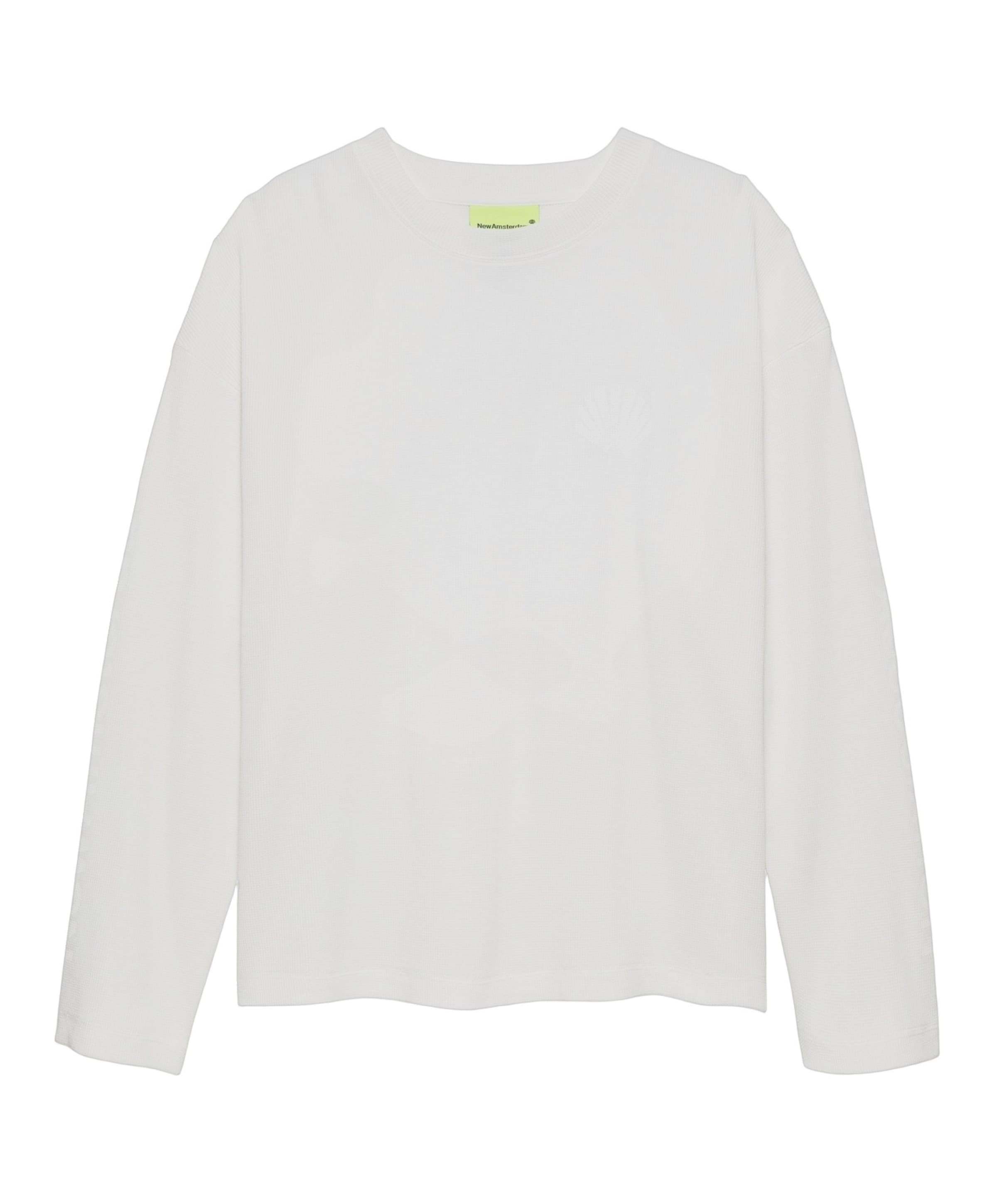 Heren longsleeve wit