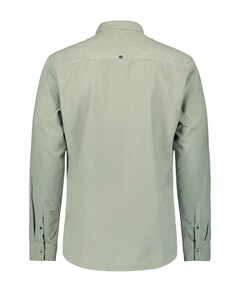 Heren overhemd lange mouw groen