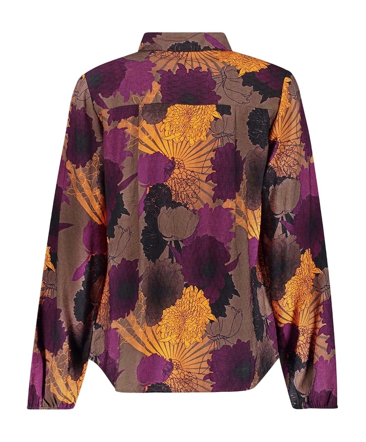 Dames blouse bruin