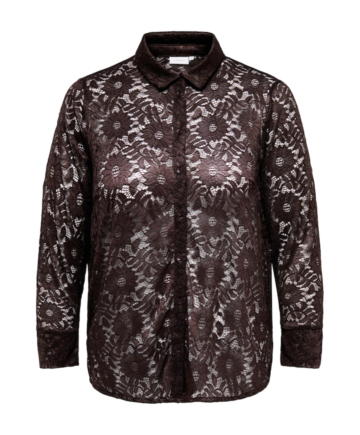 Dames blouse bruin