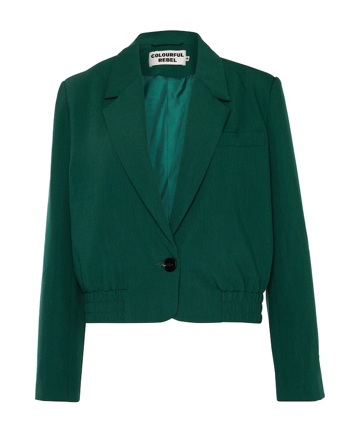 Dames blazer groen
