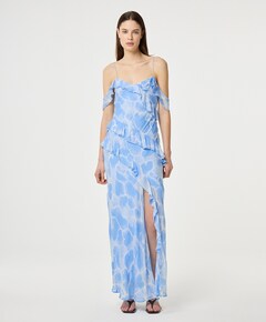 Dames jurk blauw