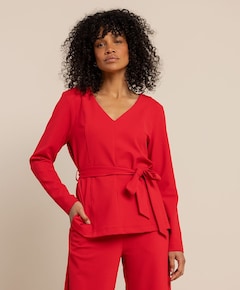 Dames blouse rood