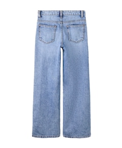 NKFROSE WIDE ASYM CLOSURE JEANS 224 meisjes jeans blauw