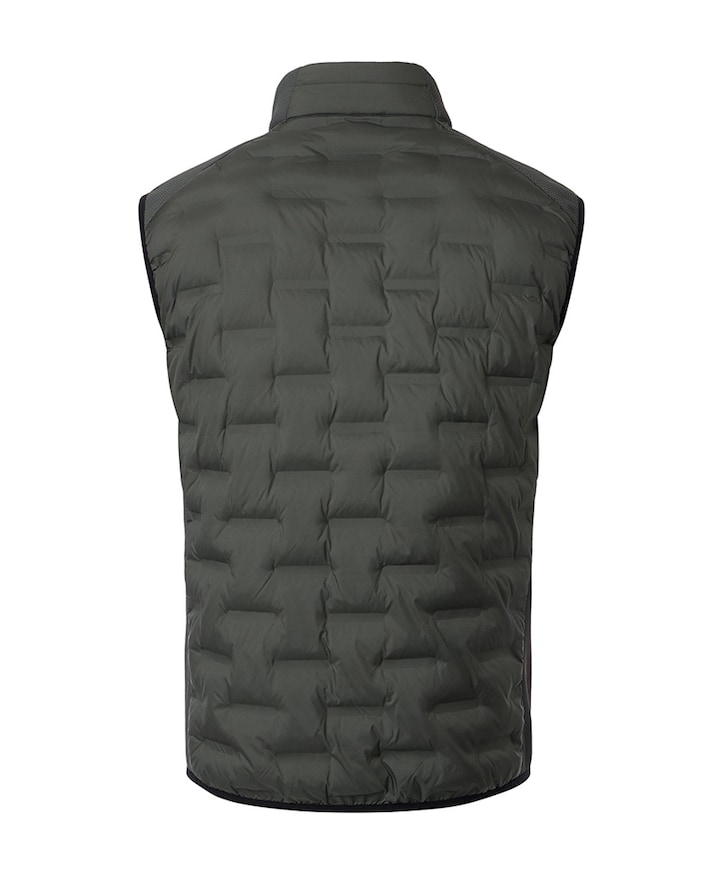 Heren bodywarmer groen