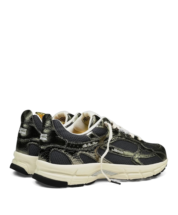 The Re-Run Cracked dames sneakers groen