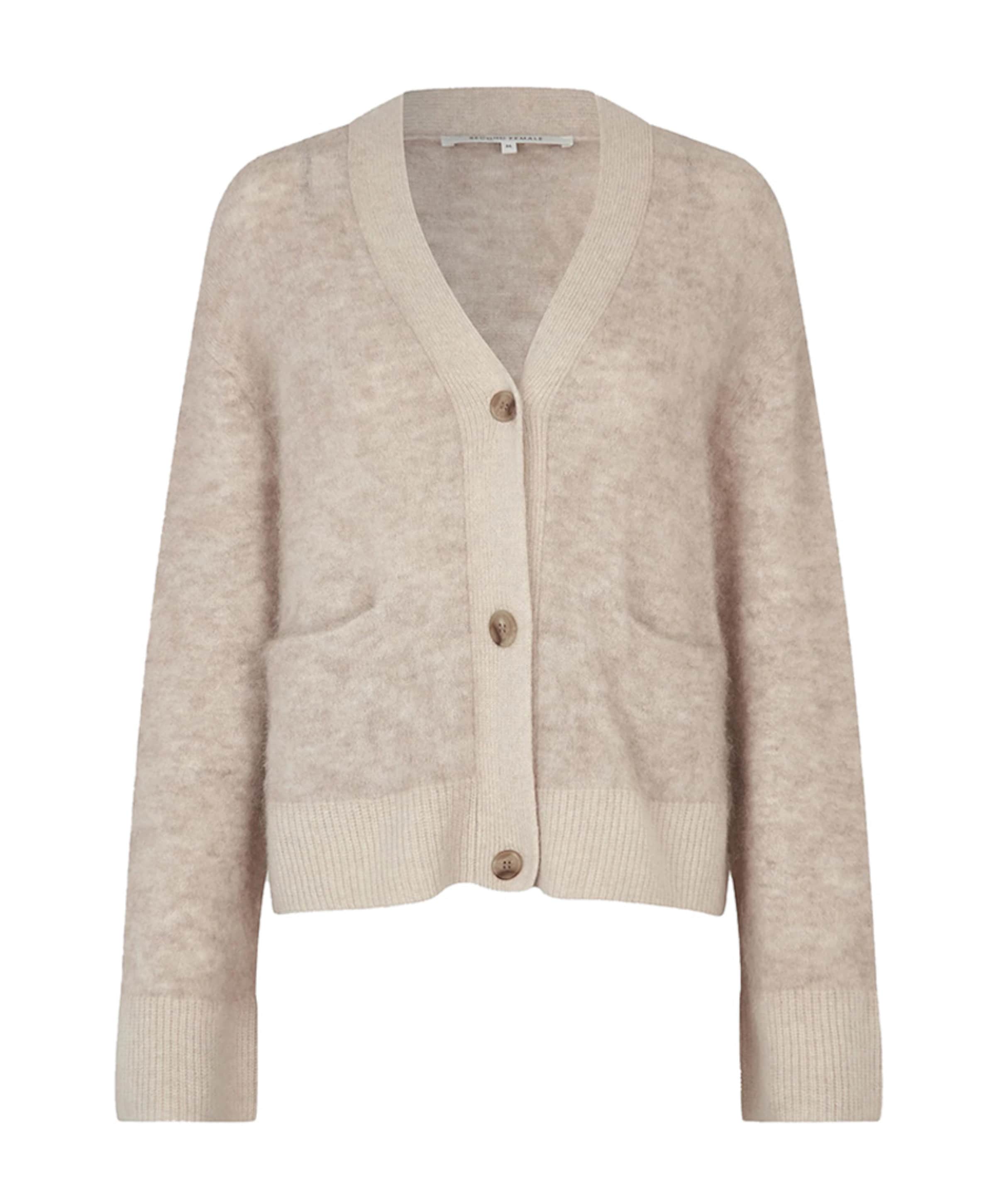 Dames vest beige