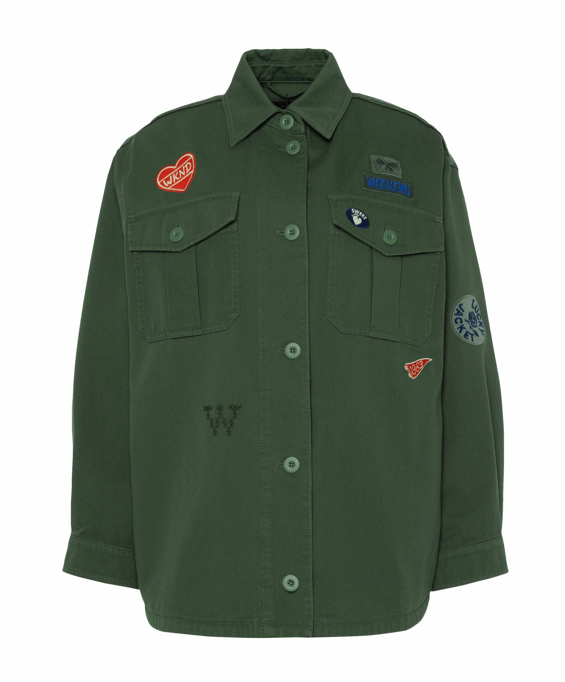 Dames spijkerjas  groen