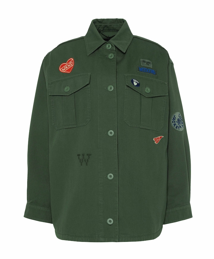 Dames spijkerjas  groen