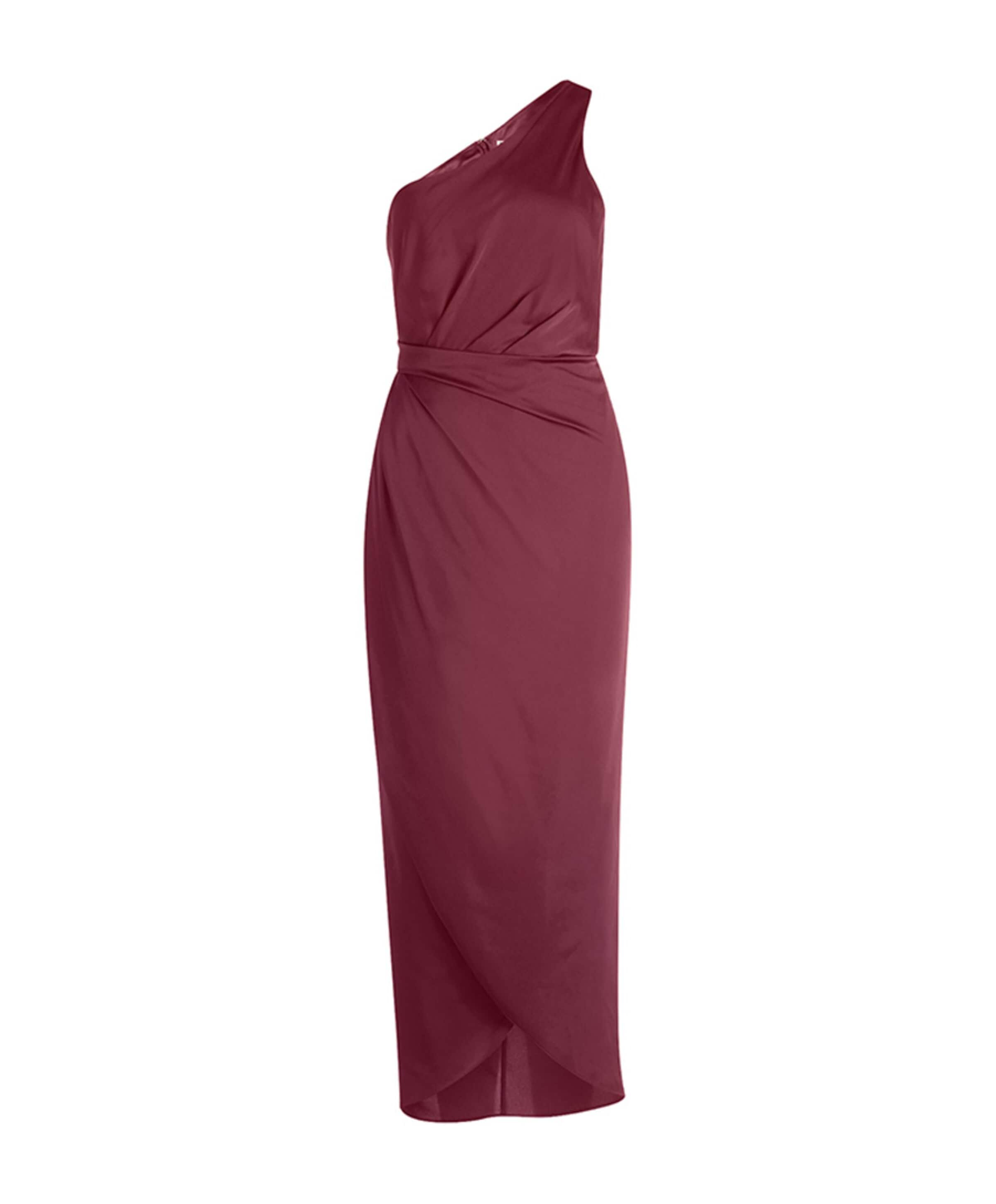 Dames jurk bordeaux
